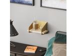 Skye Decor, Short Arm - Gold, Mensola Da Parete, Oro, 100 % Legno, 30 X 19 X 20 Cm
