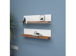 Skye Decor, Scaffale - Bianco, Scaffale Da Parete, Bianco, 100 % Fogli Rivestiti Di Melamina, 60 X 13 X 15 Cm