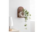 Skye Decor, Raf261, Mensola Da Parete, Noce, 100 % Legno Spar, 16 X 26 X 9 Cm