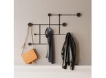 Wallity, Fatara, Gancio Da Parete In Metallo, Nero, 100 % Metallo, 112 X 64 X 10 Cm