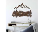 Wallity, Rusty Landscape 2, Decorazione Murale, Anticatura, Metallo, 51 X 70 Cm