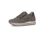 Gabor Damen Low-Top Sneaker, Frauen Halbschuhe,straßenschuhe,Strassenschuhe,Sportschuhe,Freizeitschuhe,Turnschuhe,braun/smog,40 EU / 6.5 UK