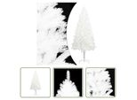 The Living Store Albero Di Natale Artificiale Aghi Naturali Bianco 120 Cm