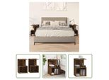 The Living Store Comodini 2 Pz. Aspetto Rovere Marrone 35X35X55 Cm Materiale A Base Di Legno