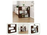 The Living Store Libreria/Divisorio Per Ambienti In Rovere Fumé 100X24X94 Cm