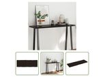 The Living Store Piano Del Tavolo 120X40X(2-4) Cm In Legno Massiccio Trattato Bordo Albero
