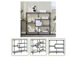 The Living Store Consolle Grigia Sonoma 103X32X95 Cm Materiale A Base Di Legno