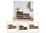The Living Store Scarpiera Rovere Sonoma 102X36X60 Cm Materiale In Legno