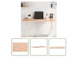 The Living Store Piano D'appoggio 100X60X1,5 Cm Rettangolare In Legno Massiccio Di Faggio