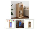 The Living Store Credenza Con Luci Led Rovere Sonoma 41X37X100 Cm