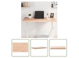 The Living Store Piano D'appoggio 100X60X4 Cm Rettangolare In Legno Massiccio Di Faggio