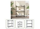 The Living Store Libreria 3 Ripiani Grigio Sonoma 60X30X86 Cm Materiale A Base Di Legno