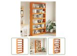 The Living Store Libreria/Divisorio 100X30X199,5 Cm In Legno Di Pino Massiccio
