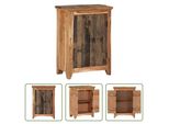The Living Store Credenza 55X33X75 Cm Massivholz Akazie Und Altholz
