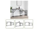 The Living Store Tavoli Consolle 2 Pz. Materiale A Base Di Legno Grigio Sonoma