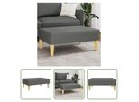 The Living Store Sgabello Grigio Scuro 77X55X31 Cm Tessuto