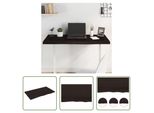 The Living Store Piano Del Tavolo Marrone Scuro 100X60X2 Cm In Legno Massiccio Di Rovere Trattato