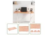 The Living Store Piano Del Tavolo Marrone Chiaro 100X60X2 Cm In Legno Massiccio Di Rovere Trattato