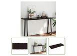 The Living Store Piano Del Tavolo 140X60X(2-4) Cm In Legno Massiccio Trattato Bordo Albero