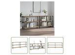 The Living Store Consolle In Rovere Sonoma 200X29X75 Cm Materiale A Base Di Legno