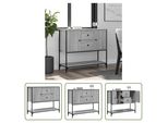 The Living Store Credenza Grigio Sonoma 100X36X85 Cm Materiale A Base Di Legno