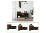 The Living Store Scarpiera Marrone Effetto Rovere 102X36X60 Cm Materiale In Legno