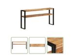 The Living Store Consolle 150X30X75 Cm In Legno Massiccio Di Acacia