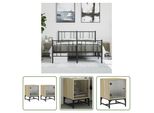 The Living Store Comodini Con Ante In Vetro 2 Pezzi Rovere Sonoma 35X37X50 Cm