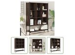The Living Store Libreria Effetto Rovere Marrone 102X30X141,5 Cm Materiale A Base Di Legno