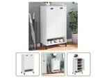 The Living Store Scarpiera Viken Bianco Materiale In Legno
