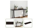 The Living Store Piano Del Tavolo 160X60X(2-4) Cm In Legno Massiccio Trattato Bordo Albero
