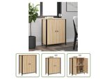 The Living Store Credenza Rovere Sonoma 70X30X80 Cm Materiale Legno