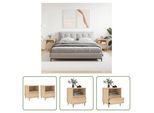 The Living Store Comodini 2 Pezzi Rovere Sonoma 40X35X50 Cm Materiale In Legno