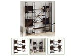 The Living Store Libreria Effetto Rovere Marrone 155,5X24X166,5 Cm Materiale In Legno