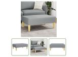 The Living Store Sgabello Grigio Chiaro 77X55X31 Cm Tessuto