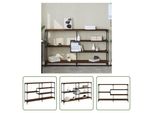 The Living Store Tavolo Consolle Look Rovere Marrone 160X32X95 Cm Materiale A Base Di Legno