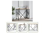 The Living Store Consolle In Rovere Sonoma 100X40X80 Cm Materiale A Base Di Legno