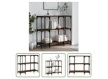 The Living Store Tavolo Consolle Look Rovere Marrone 102X35X90 Cm Materiale A Base Di Legno
