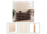 The Living Store Portabottiglie Per 120 Bottiglie 112,5X23X123,5 Cm In Legno Di Pino Massiccio