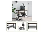 The Living Store Portascarpe Marrone Effetto Rovere 60X30X45 Cm Materiale In Legno