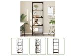 The Living Store Libreria A 5 Ripiani Look Rovere Marrone 59X35X171Cm Materiale In Legno