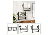 The Living Store Mensole A Muro Con Aste 2 Pz. Grigio Sonoma 30X25X30 Cm