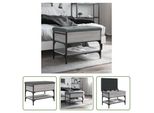 The Living Store Panca Per Scarpe Grey Sonoma 62X42X45 Cm Materiale In Legno