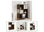 The Living Store Libreria Effetto Rovere Marrone 72X28X109 Cm Materiale In Legno