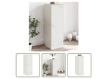 The Living Store Madia Bianca 34,5X39X107 Cm Acciaio