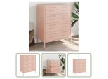 The Living Store Madia Rosa 68X39X89 Cm Acciaio