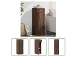 The Living Store Credenza Look Rovere Marrone 30X42,5X93 Cm Materiale Legno