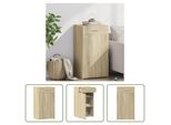 The Living Store Credenza Rovere Sonoma 50X42,5X93 Cm Materiale Legno