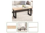 The Living Store Piano D'appoggio 110X40X2,5 Cm Rettangolare In Legno Di Pino Massiccio