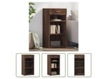 The Living Store Credenza Look Rovere Marrone 45X42,5X93 Cm Materiale Legno